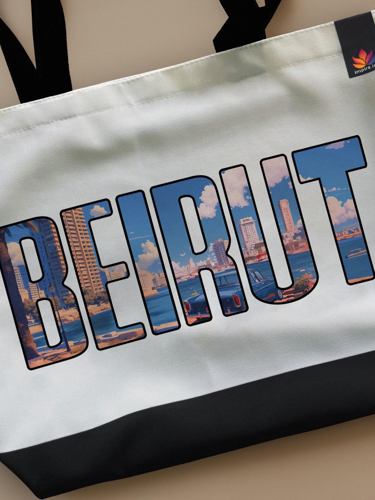 Beirut Cityscape - Neo Tote Bag by inspire.inc