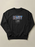 Beirut Cityscape - Regular/Oversized Sweatshirt Regular Fit Black by inspire.inc