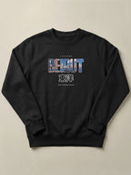 Beirut Cityscape - Regular/Oversized Sweatshirt Regular Fit Black by inspire.inc