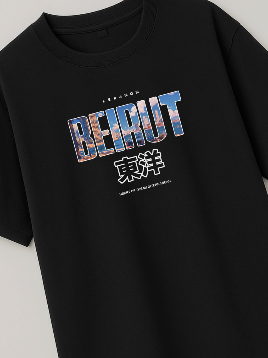Beirut Cityscape - Regular/Oversized T-shirt