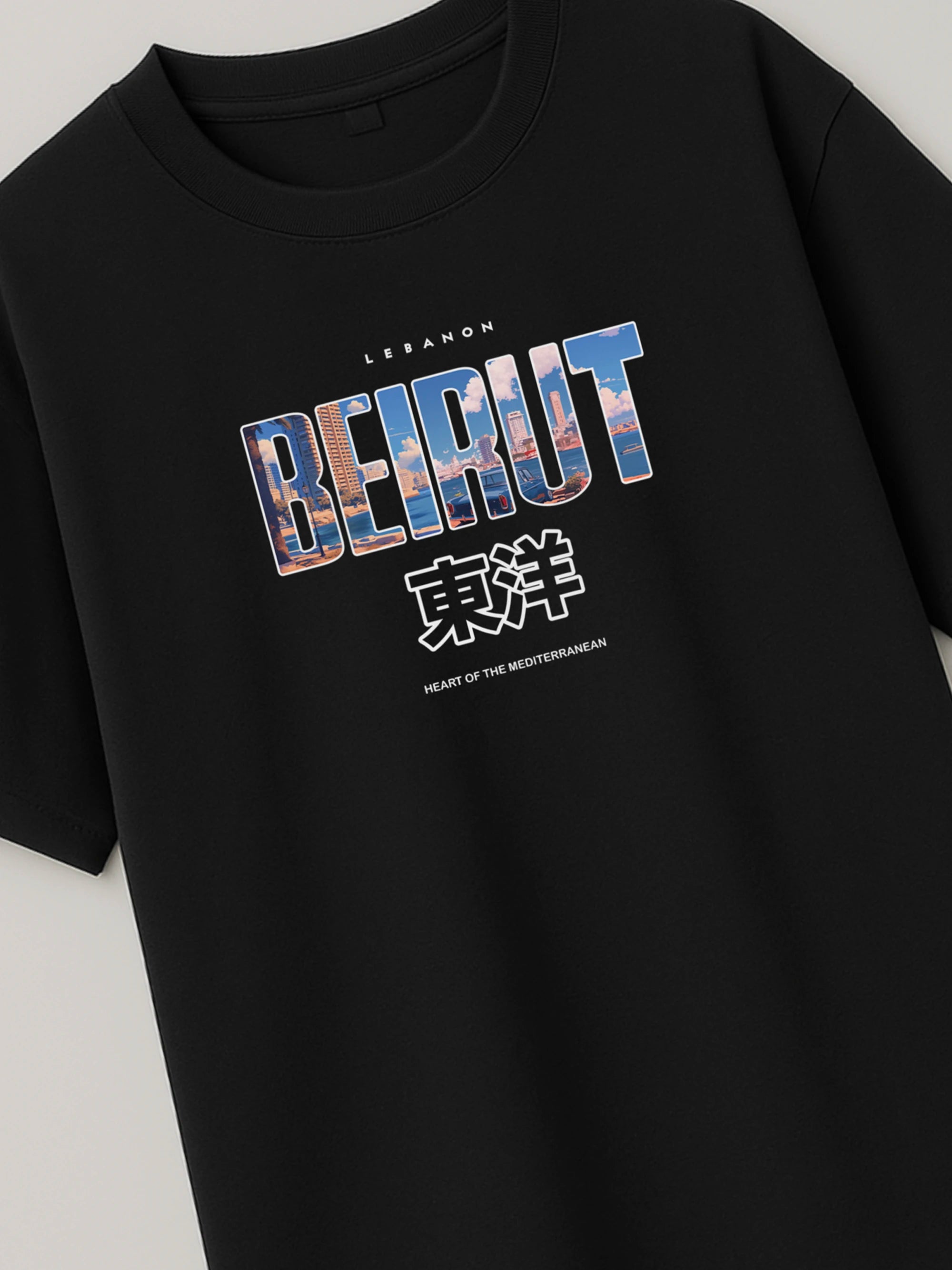 Beirut Cityscape - Regular/Oversized T-shirt