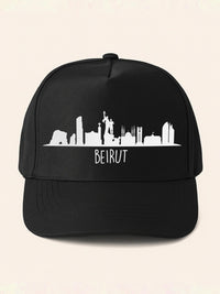 Beirut Skyline - Cap Black by inspire.inc