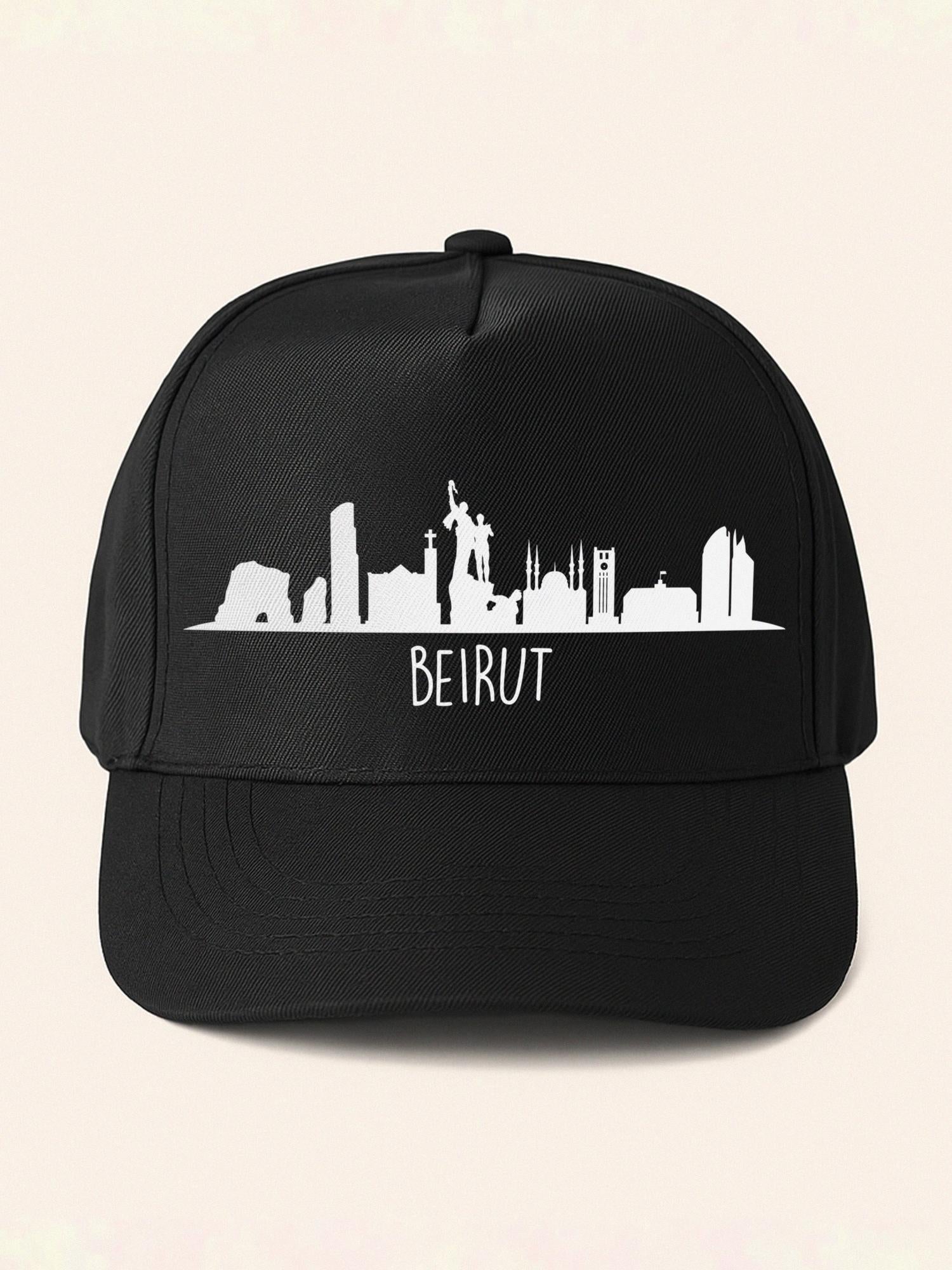 Beirut Skyline - Cap Black by inspire.inc