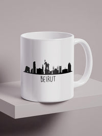 Beirut Skyline - Regular/Big Mug Regular - 325ml White by inspire.inc