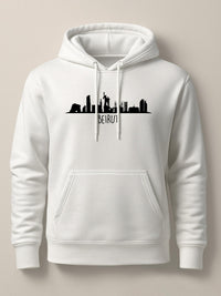 Beirut Skyline - Unisex Premium Hoodie White S by inspire.inc