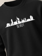 Beirut Skyline - Unisex Regular/Oversized Sweatshirt by inspire.inc