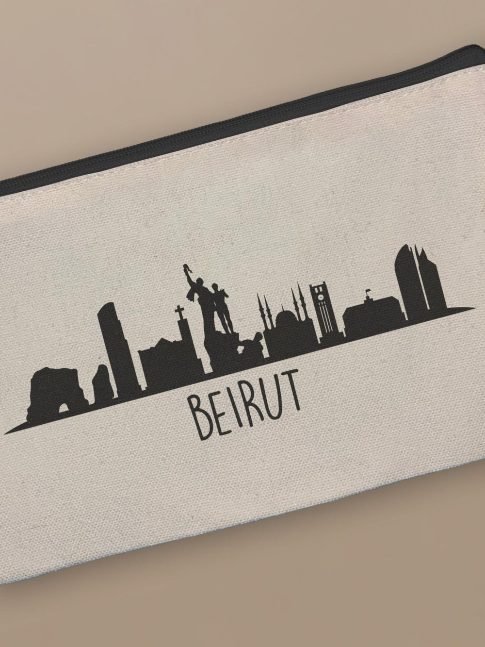 Beirut Skyline - Zipper Pouch by inspire.inc