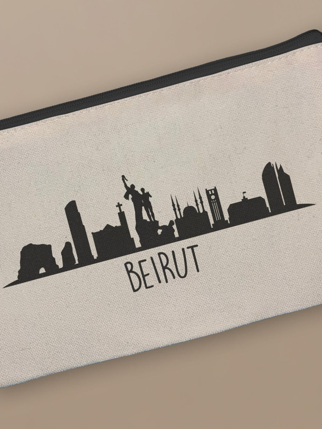 Beirut Skyline - Zipper Pouch by inspire.inc