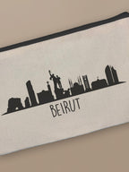 Beirut Skyline - Zipper Pouch by inspire.inc