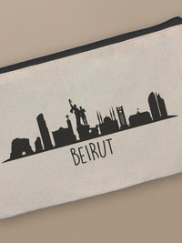 Beirut Skyline - Zipper Pouch by inspire.inc