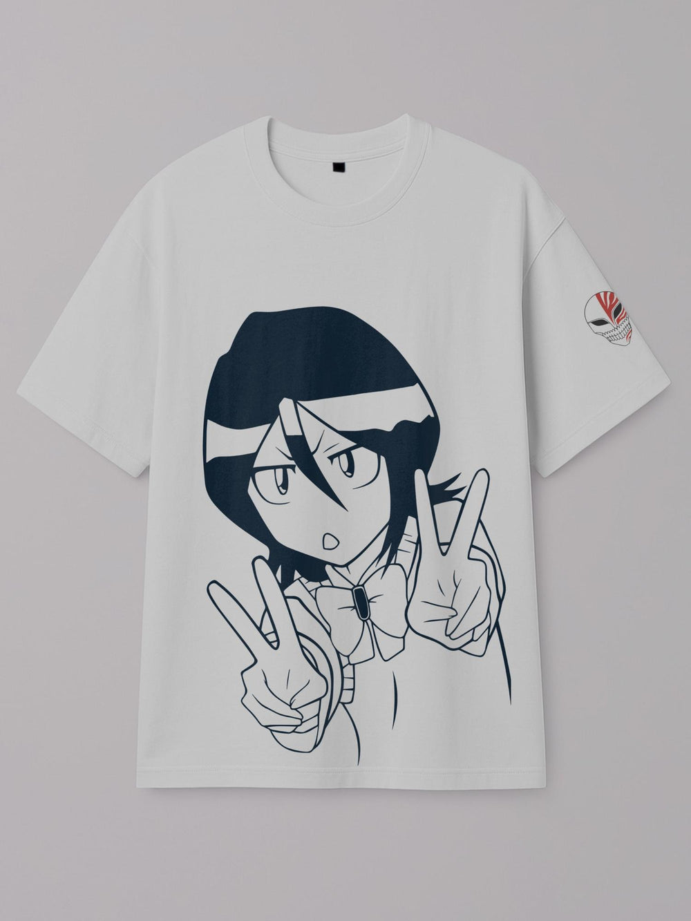 Bleach - Rukia W - Regular/Oversized T-shirt Oversized White by inspire.inc