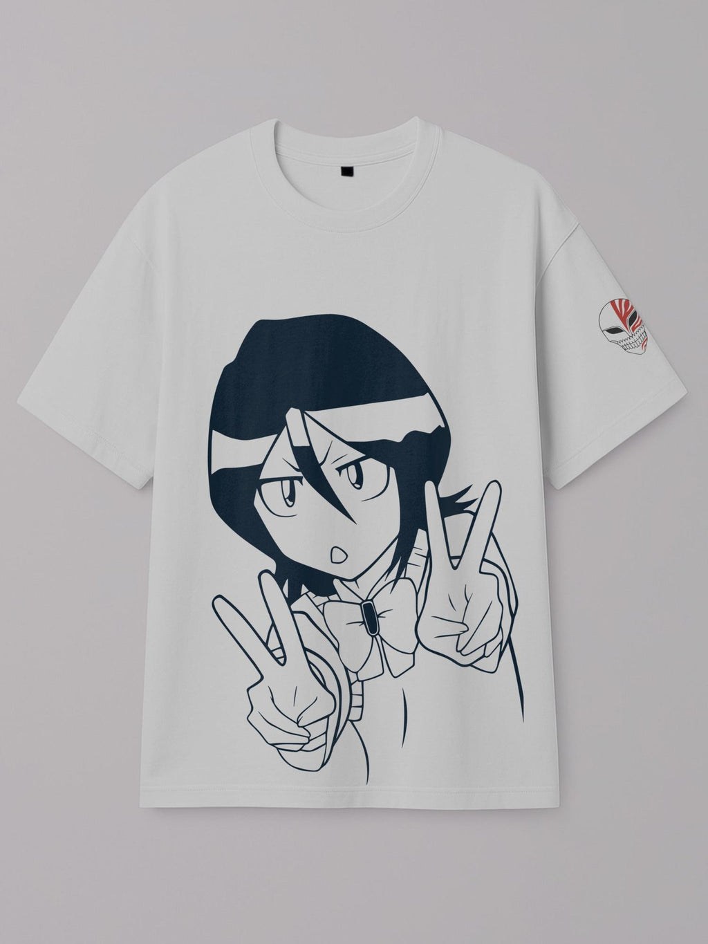 Bleach - Rukia W - Regular/Oversized T-shirt Oversized White by inspire.inc