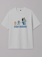 Bluey - Dad Mode - Regular/Oversized T-shirt Oversized White by inspire.inc