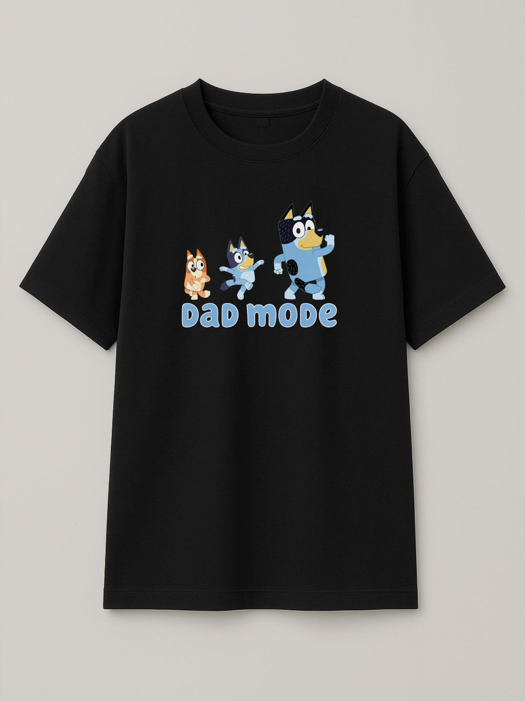 Bluey - Dad Mode - Regular/Oversized T-shirt Oversized Black by inspire.inc