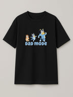 Bluey - Dad Mode - Regular/Oversized T-shirt Oversized Black by inspire.inc