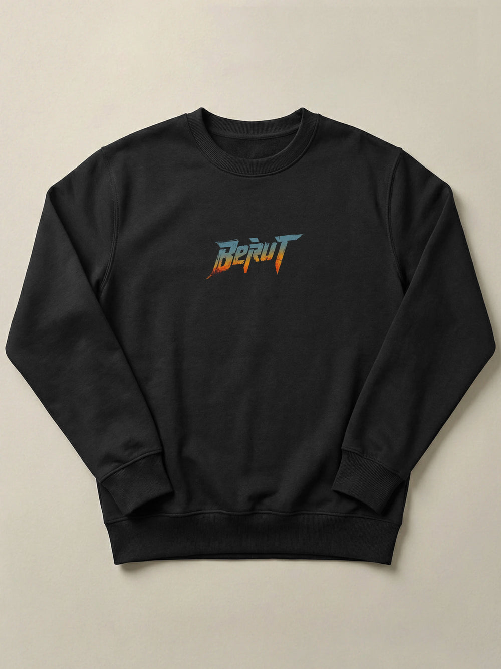 Bold Beirut - Regular/Oversized Sweatshirt Regular Fit Black by inspire.inc