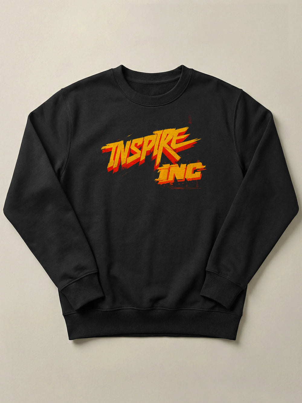 Bold Identity - Regular/Oversized Sweatshirt Black by inspire.inc