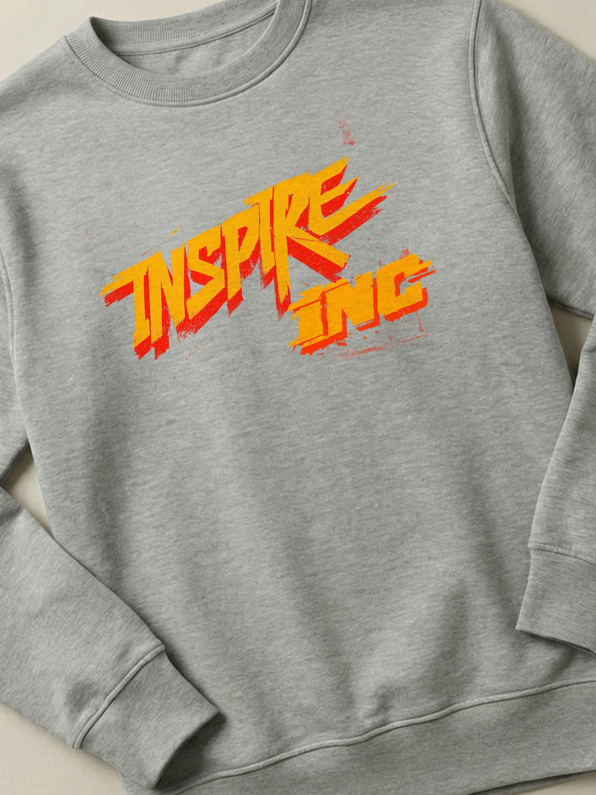 Bold Identity - Regular/Oversized Sweatshirt Gray close-up by inspire.inc