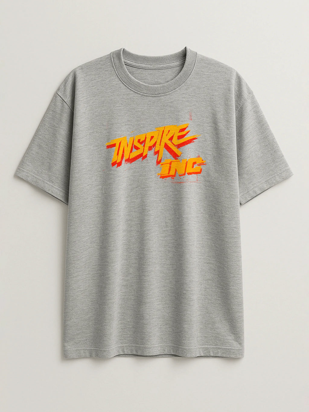 Bold Identity - Regular/Oversized T-shirt Light Heather Gray by inspire.inc