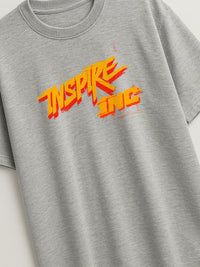 Bold Identity - Regular/Oversized T-shirt Light Heather Gray close-up by inspire.inc