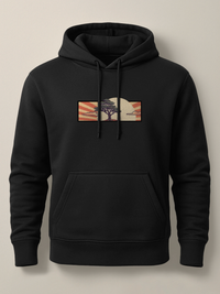 Cedar Japan Sunrise - Hoodie Light Black by inspire.inc