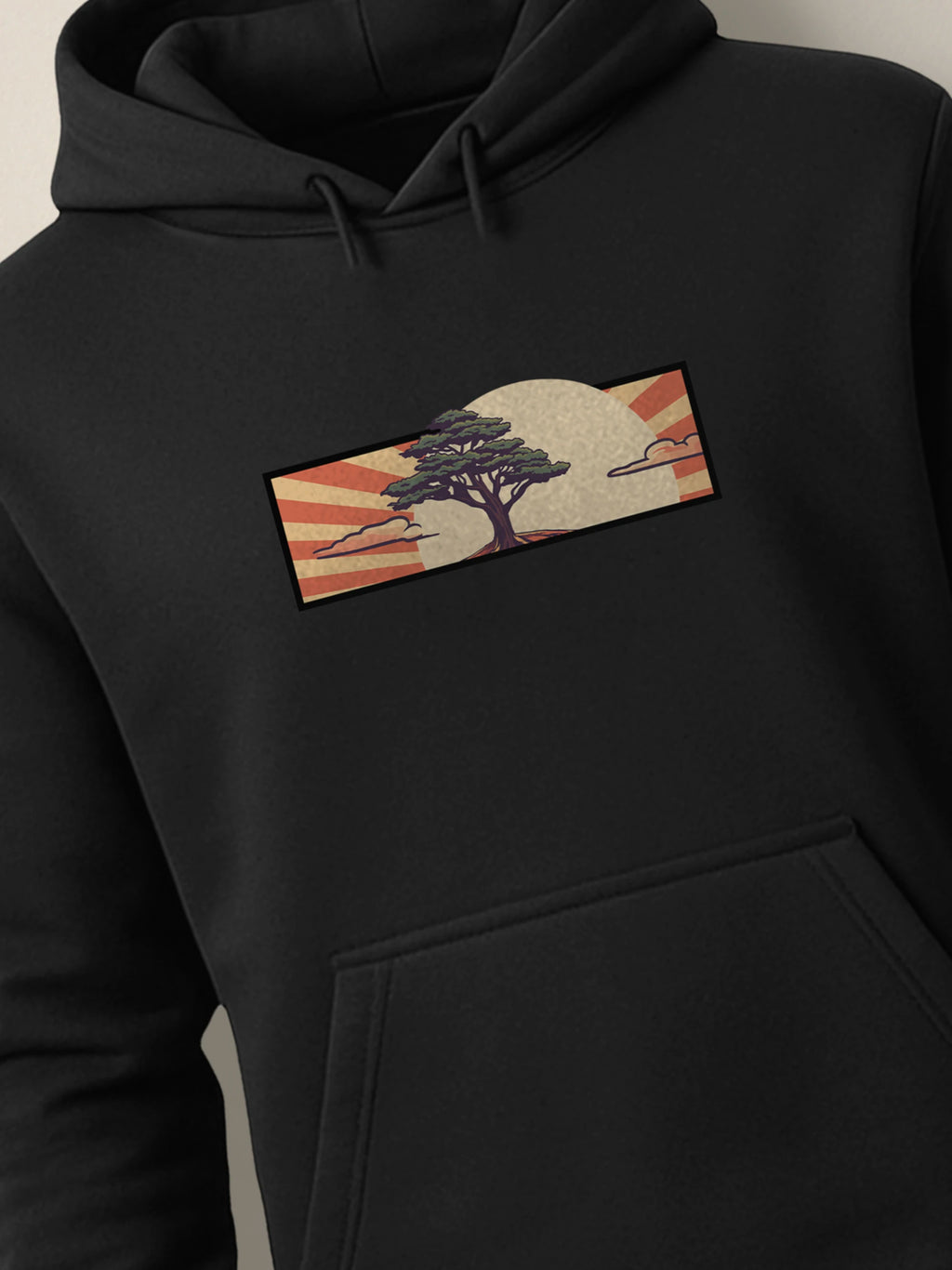 Cedar Japan Sunrise - Hoodie by inspire.inc