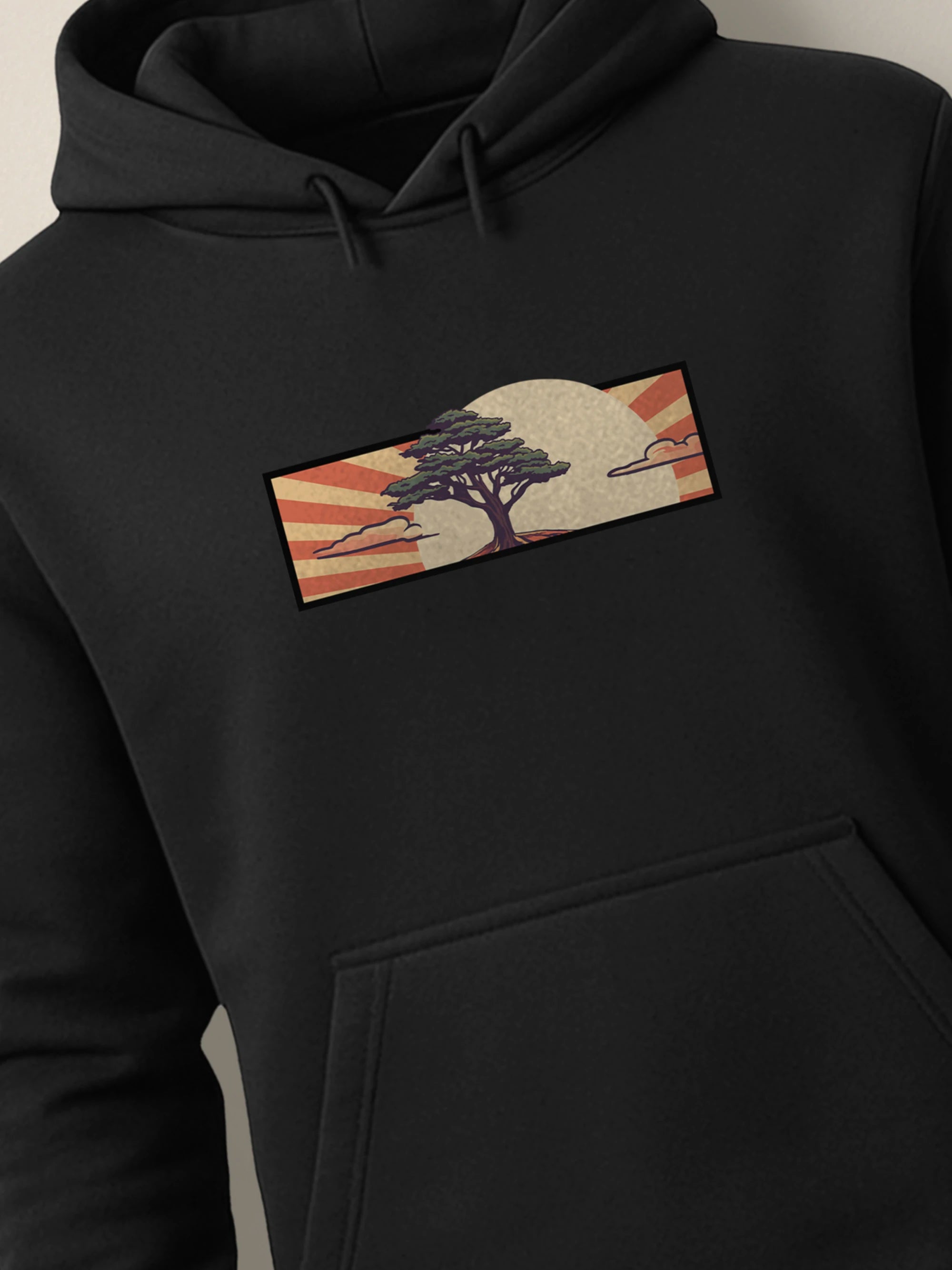 Cedar Japan Sunrise - Hoodie by inspire.inc
