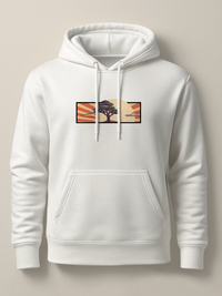 Cedar Japan Sunrise - Hoodie Light White by inspire.inc