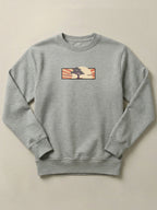 Cedar Japan Sunrise - Regular/Oversized Sweatshirt Regular Fit Gray by inspire.inc