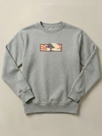 Cedar Japan Sunrise - Regular/Oversized Sweatshirt Regular Fit Gray by inspire.inc