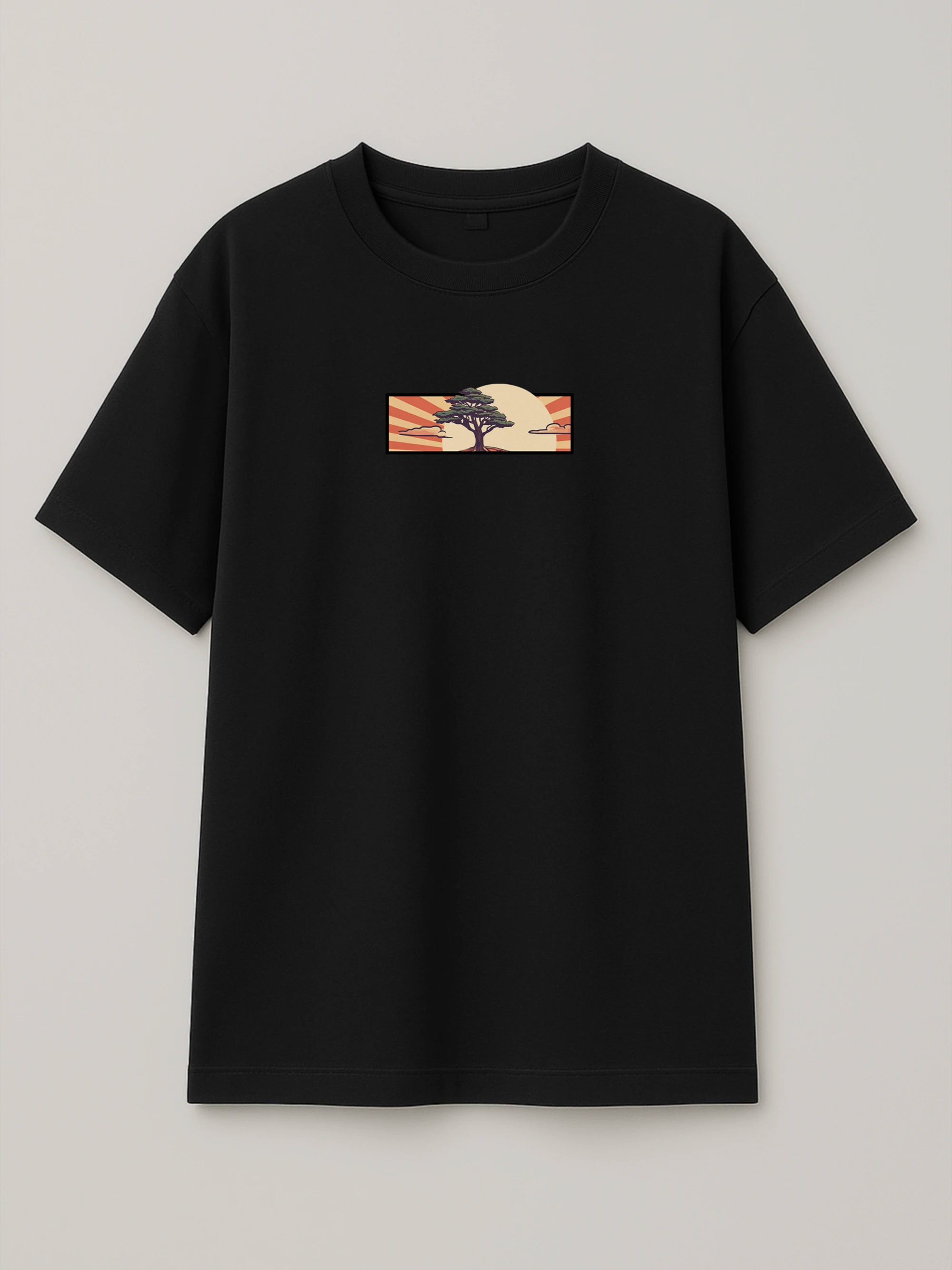 Cedar Japan Sunrise - Regular/Oversized T-shirt