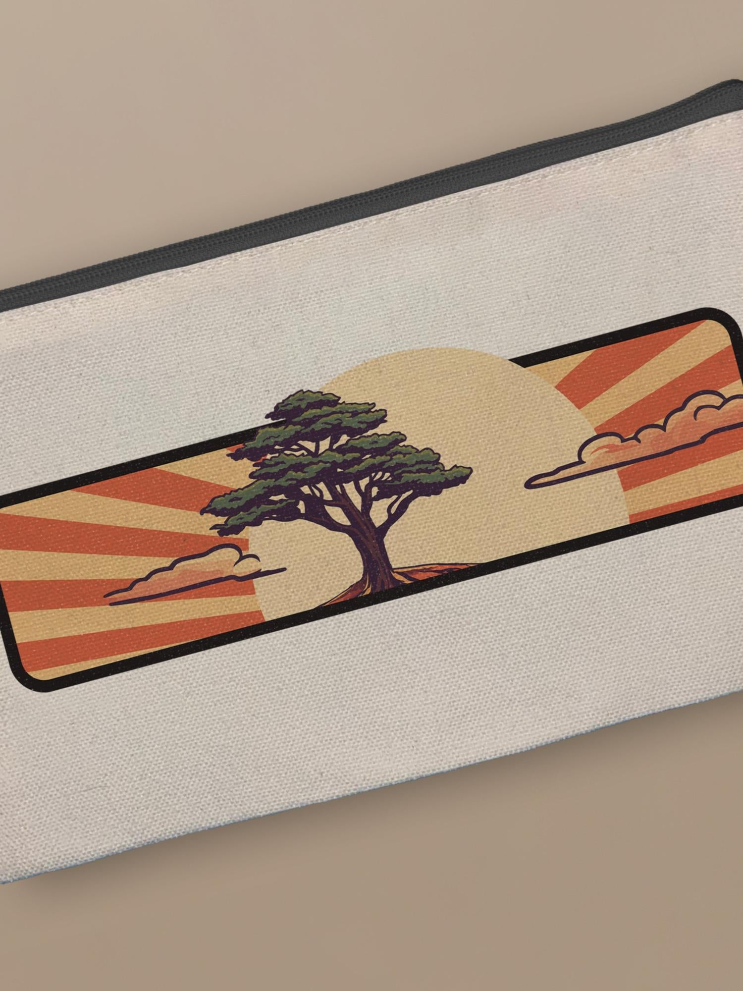 Cedar Japan Sunrise - Zipper Pouch by inspire.inc