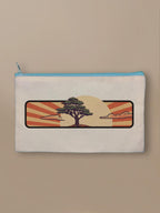 Cedar Japan Sunrise - Zipper Pouch Blue by inspire.inc