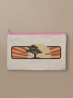 Cedar Japan Sunrise - Zipper Pouch Pink by inspire.inc
