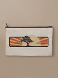 Cedar Japan Sunrise - Zipper Pouch Black by inspire.inc