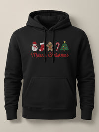 Christmas Icons - Unisex Premium Hoodie Light Black by inspire.inc