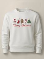 Christmas Icons - Regular/Oversized Sweatshirt Regular White by inspire.inc