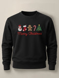 Christmas Icons - Regular/Oversized Sweatshirt Regular Black by inspire.inc