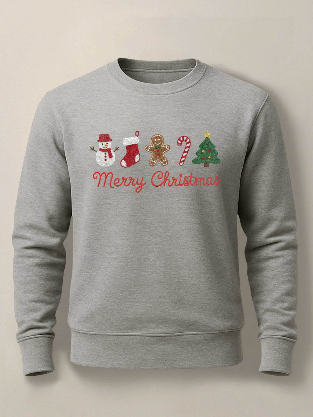 Christmas Icons - Regular/Oversized Sweatshirt Regular Gray by inspire.inc