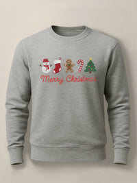 Christmas Icons - Regular/Oversized Sweatshirt Regular Gray by inspire.inc
