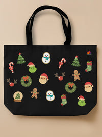 Christmas Minis Mix - Neo Tote Bag by inspire.inc