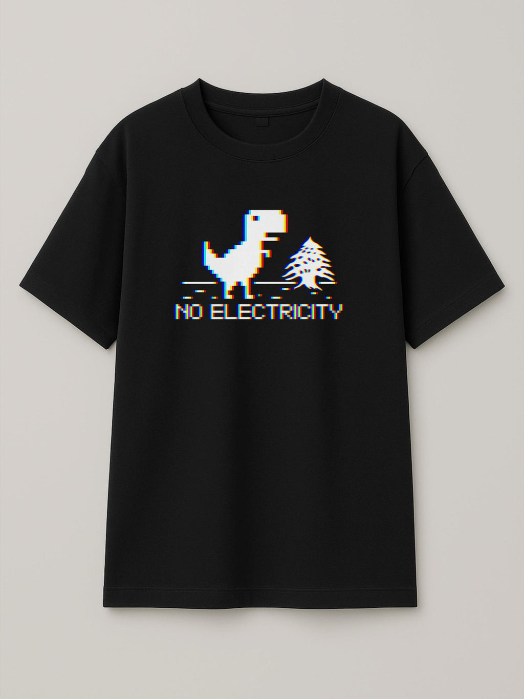 Chromatic Black Out - Regular/Oversized T-shirt Oversized Black by inspire.inc