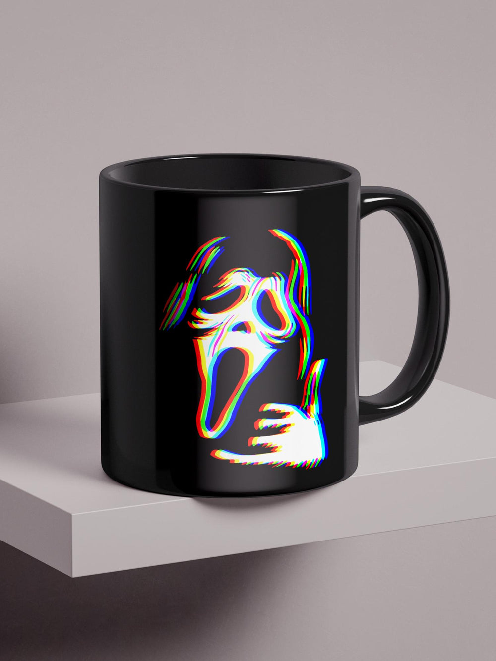 Chromatic Exhilaration - Regular/Big Mug Regular - 325ml Black by inspire.inc