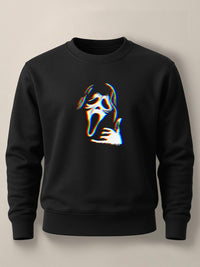 Chromatic Exhilaration - Unisex Regular/Oversized Sweatshirt Regular Black by inspire.inc