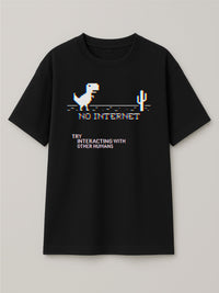 Chromatic Isolation - Regular/Oversized T-shirt Oversized Black by inspire.inc