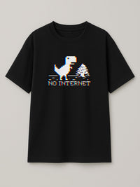 Chromatic Local Outage - Regular/Oversized T-shirt Oversized Black by inspire.inc