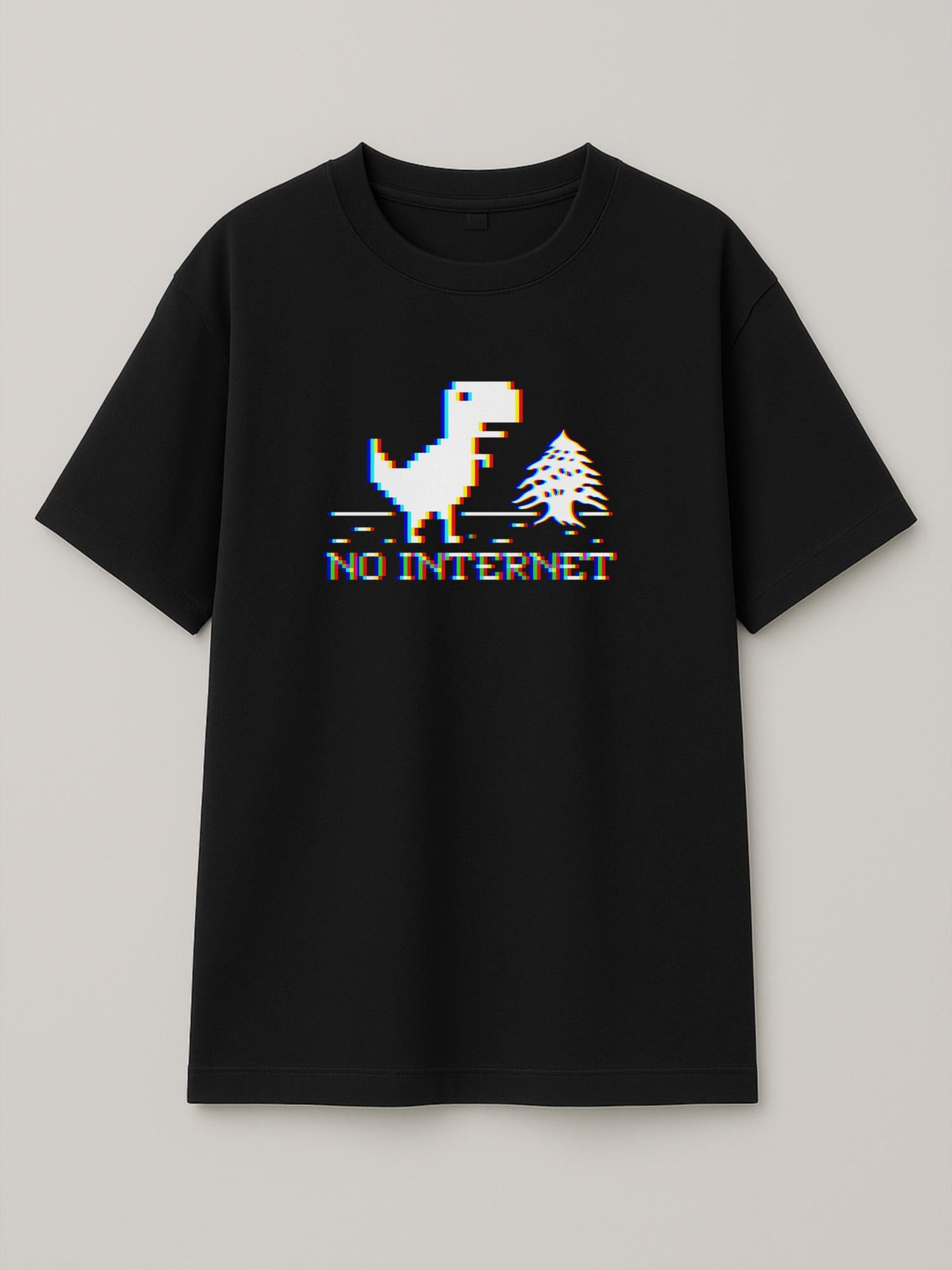 Chromatic Local Outage - Regular/Oversized T-shirt Oversized Black by inspire.inc