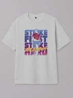 Cobra Kai Attitude - Regular/Oversized T-shirt Oversized White by inspire.inc