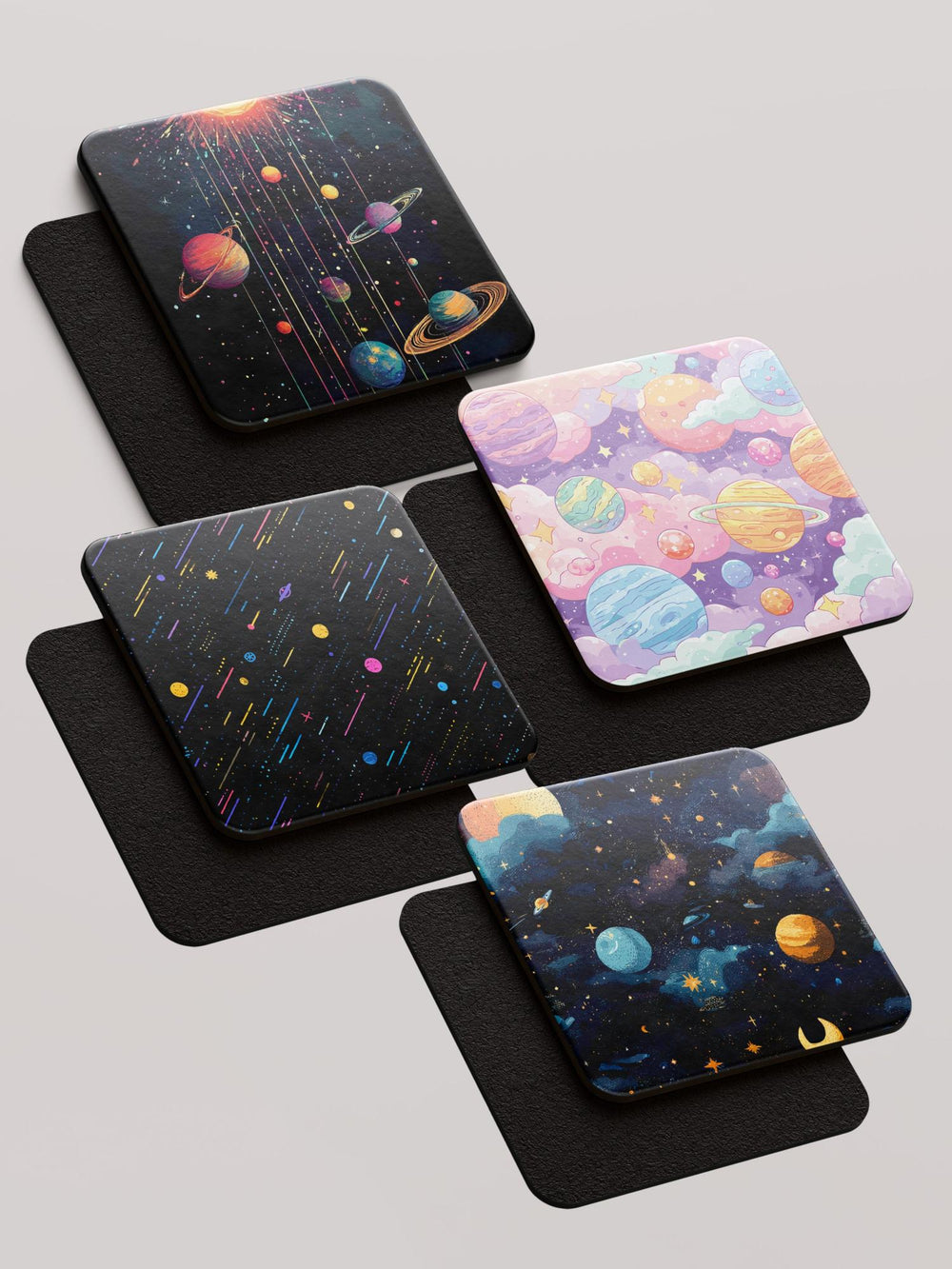 Cosmos - Pack of 4 Coasters by inspire.inc