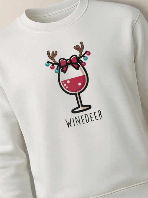 Couples Therapy - Winedeer - Unisex Regular/Oversized Sweatshirt by inspire.inc